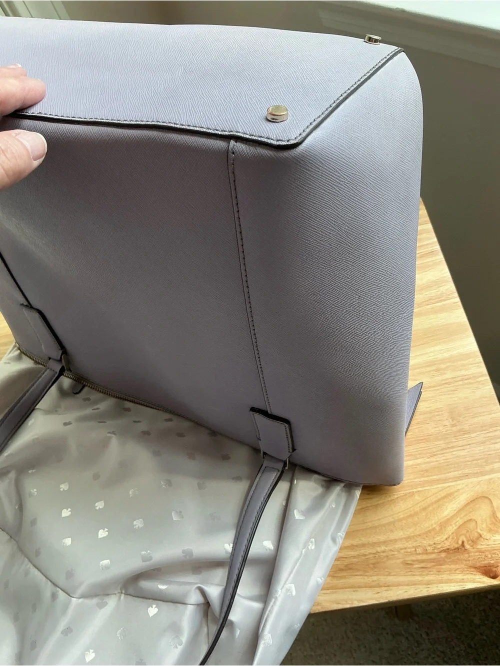 kate spade Cameron Lavender Saffiano Leather Tote